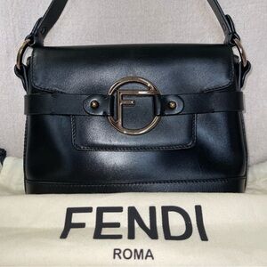 🎭 SOLD 🎭  Very Rare!!  FENDI Leather Baguette (2017 Runway)